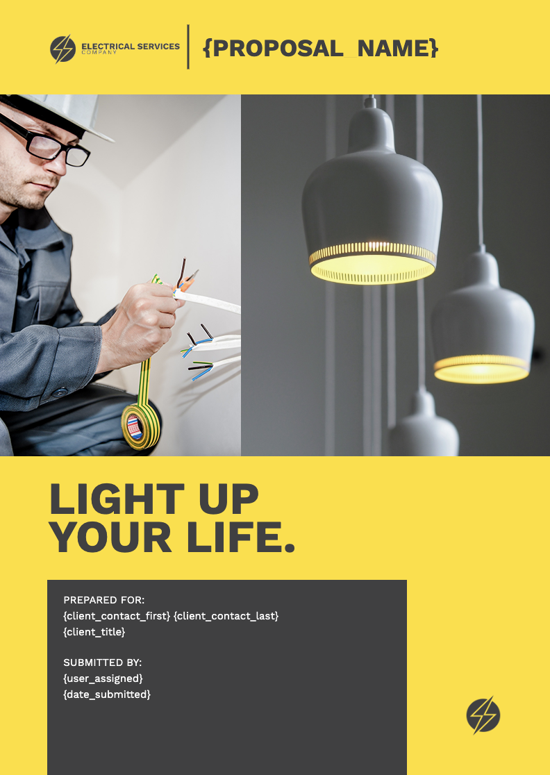 Electrical Services Proposal Template